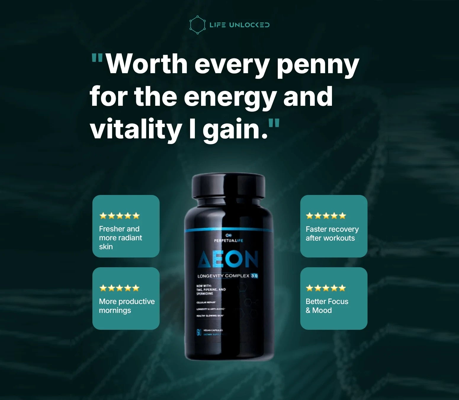NAD+ Liposomal Longevity complex AEON 3.0.