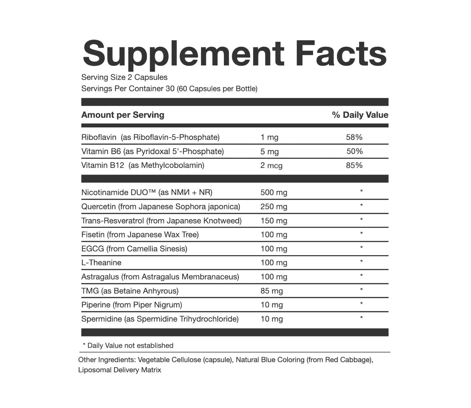 NAD+ Liposomal Longevity complex AEON 3.0.