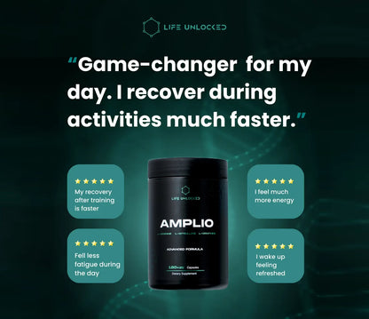 Amplio OKG + L-Arginine + L-Citrulline Advanced Formula.