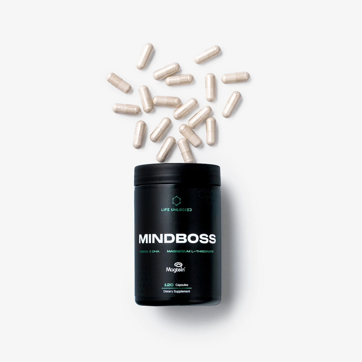 MindBoss Omega 3 DHA & Magtein.